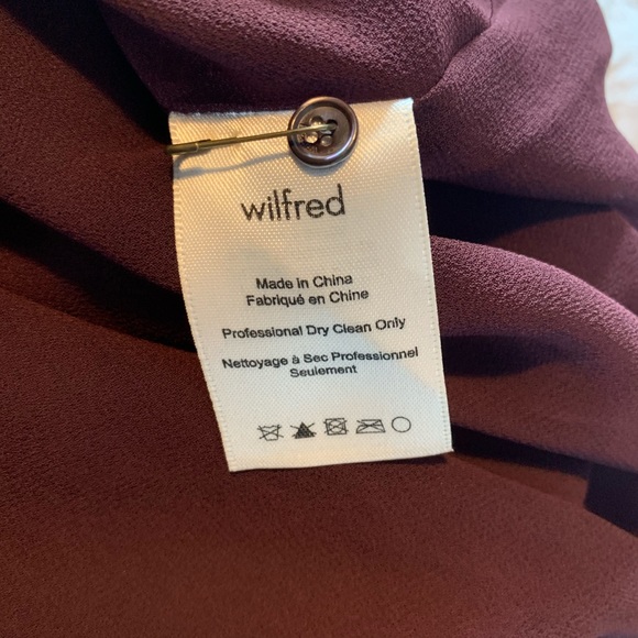 WILFRED - Burgundy Dress - Size S - Picture 9 of 9